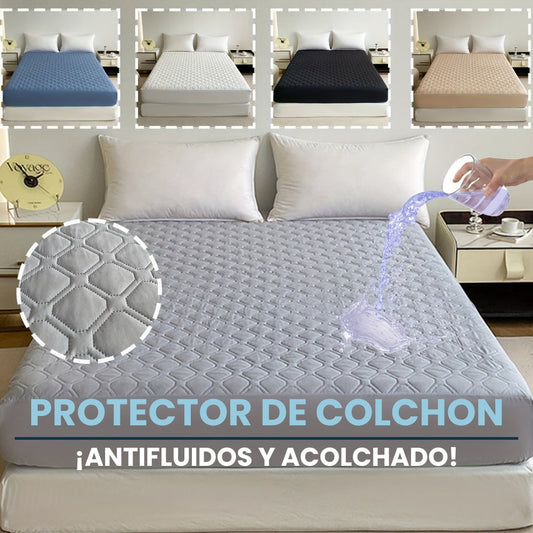 Protector de colchon antifluidos y Extra-acolchado